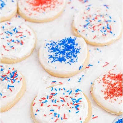 4th of July Sugar Cookies - Spaceships and Laser Beams