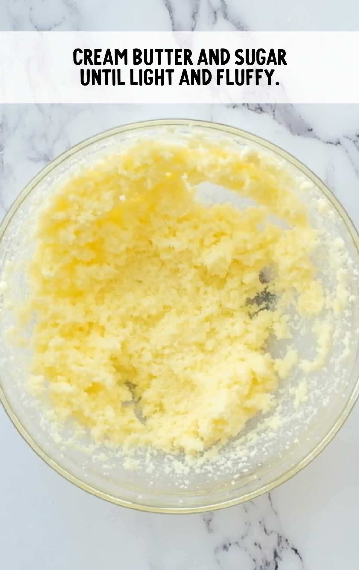 cream butter and sugar mixed together 