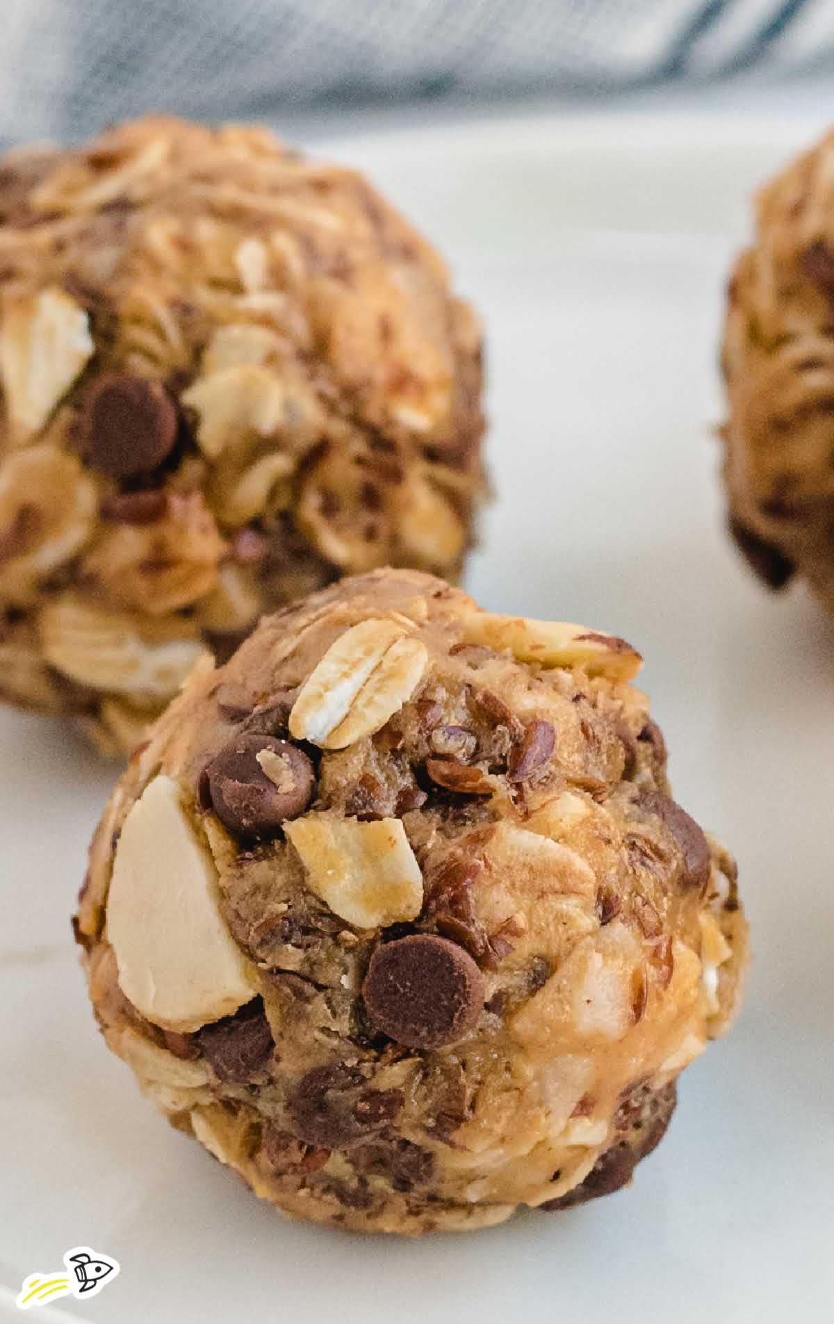 close up shot of a bunch of Energy Bites