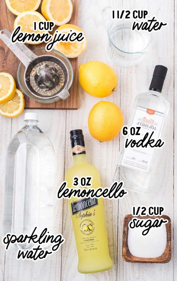 hard lemonade raw ingredients that are labeled
