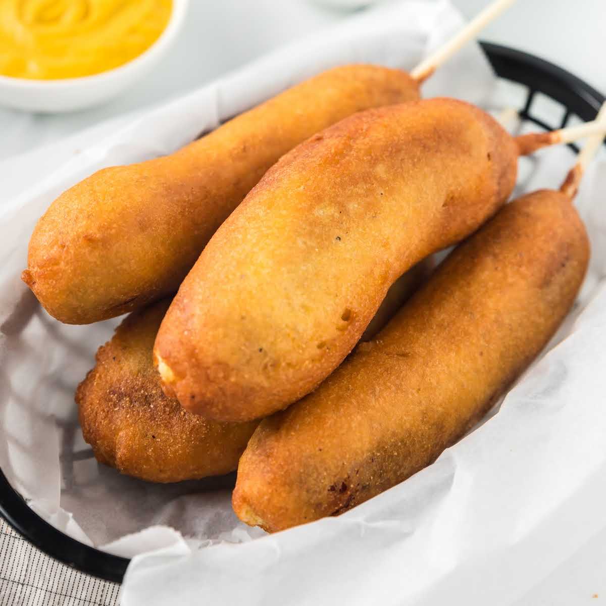 Homemade Corn Dogs - Spaceships and Laser Beams