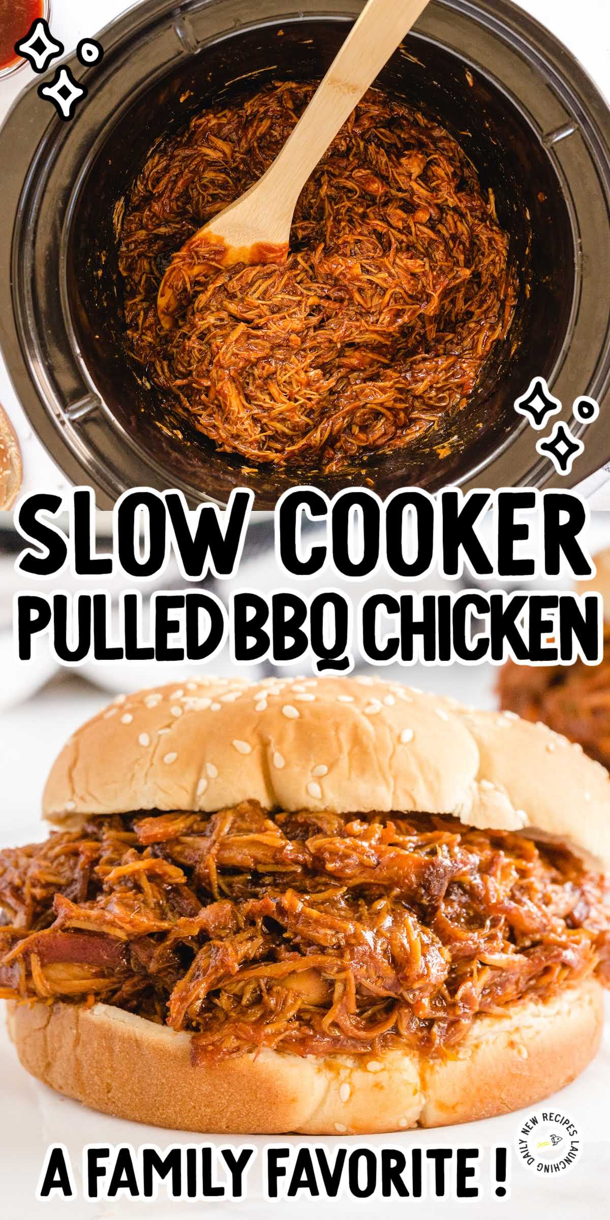 Slow Cooker Pulled Chicken Recipe - Spaceships and Laser Beams