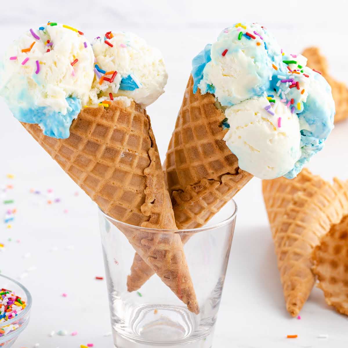 ice cream cone birthday cake