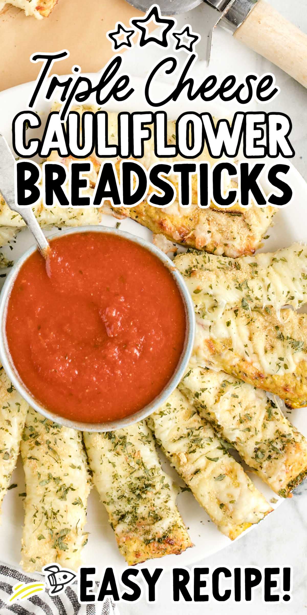 Cauliflower Breadsticks A Low Carb Cauliflower Recipe
