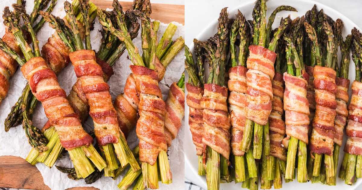 Bacon Wrapped Asparagus - Spaceships and Laser Beams