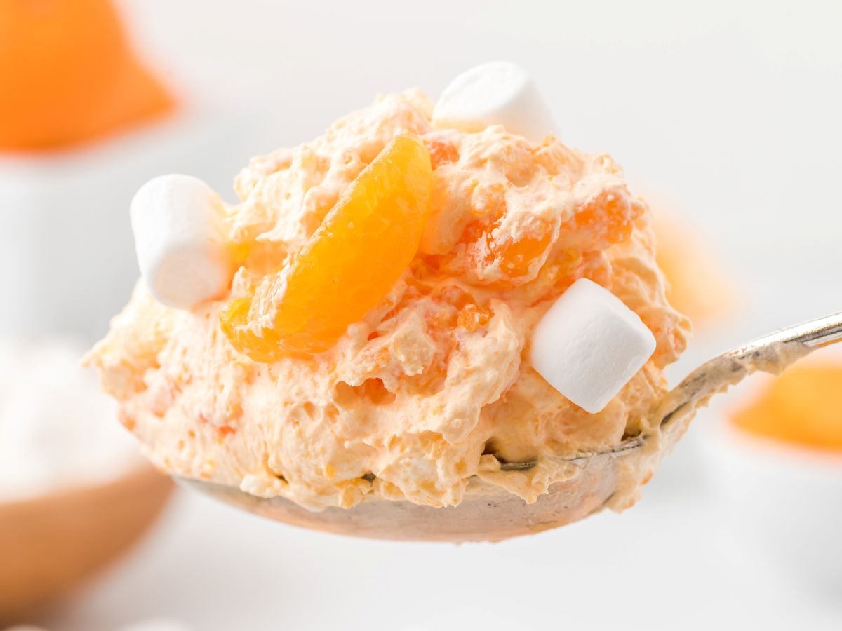 Orange Creamsicle Salad - Spaceships and Laser Beams