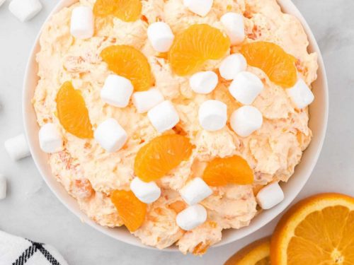 Orange Creamsicle Salad - Spaceships and Laser Beams