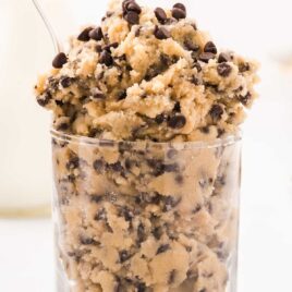 Edible Cookie Dough in a cup