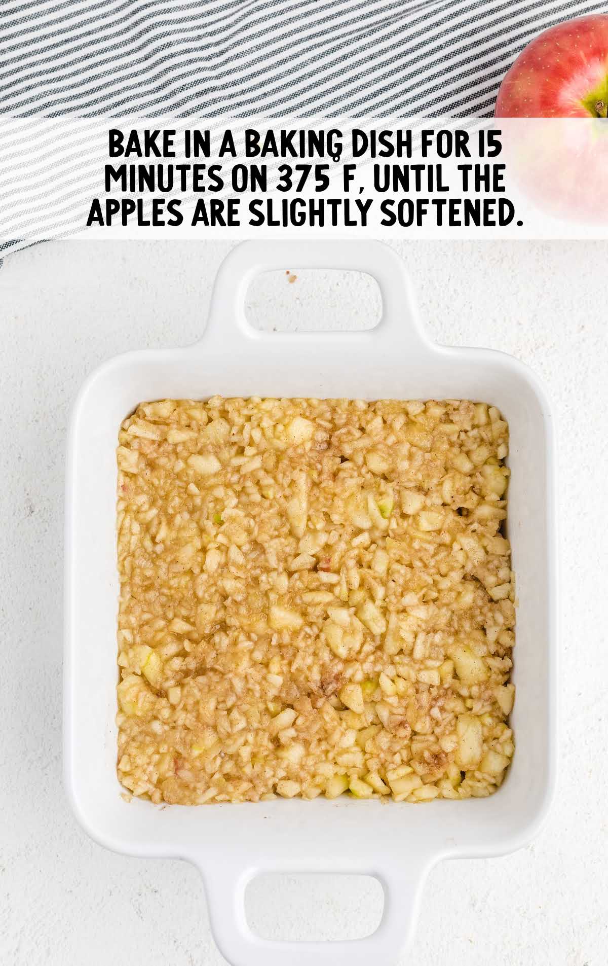 apples baked in a baking dish