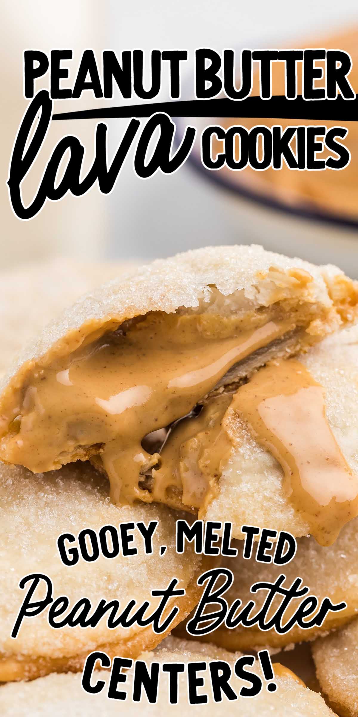 Peanut Butter Lava Cookies - Spaceships and Laser Beams