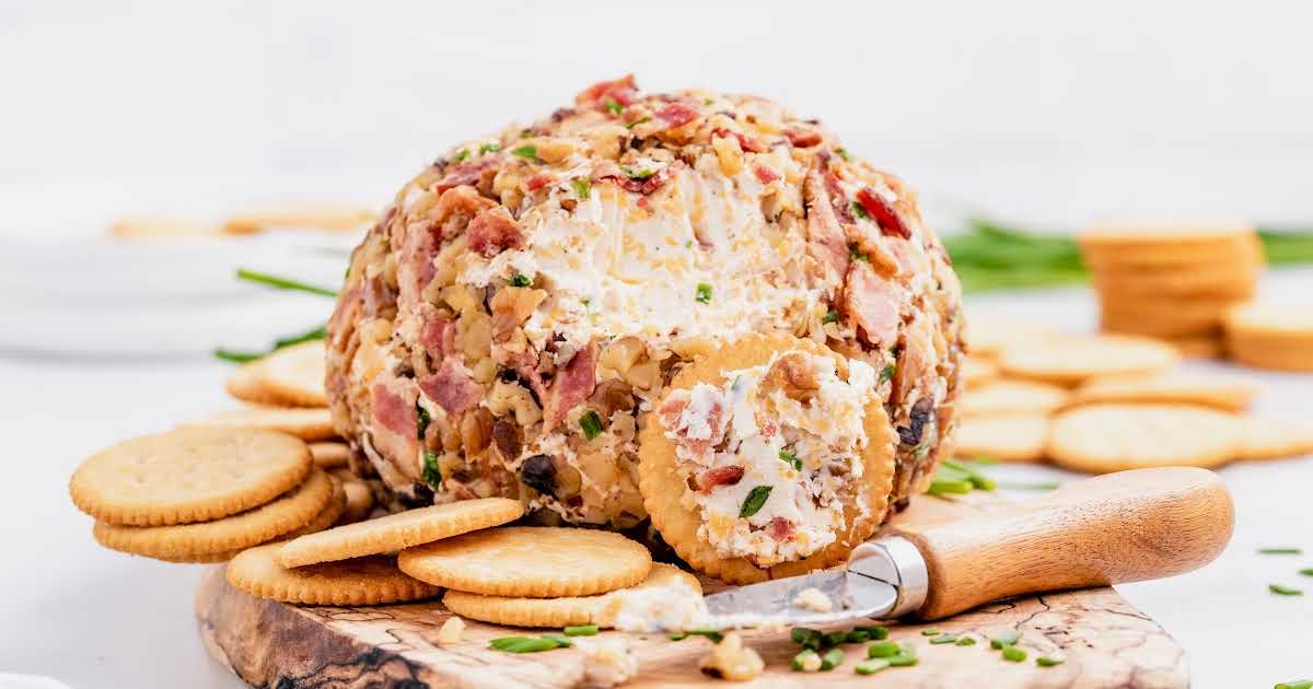 Ham and Cheese Cheese Ball (Easy Party Recipe) - Cup of Zest