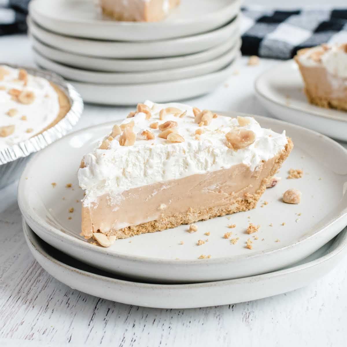 No Bake Peanut Butter Pie - Spaceships and Laser Beams