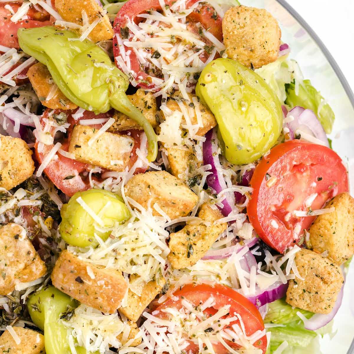 Olive Garden Salad Recipe - Dinner at the Zoo