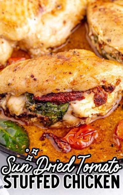 Sun Dried Tomato Stuffed Chicken - Spaceships and Laser Beams