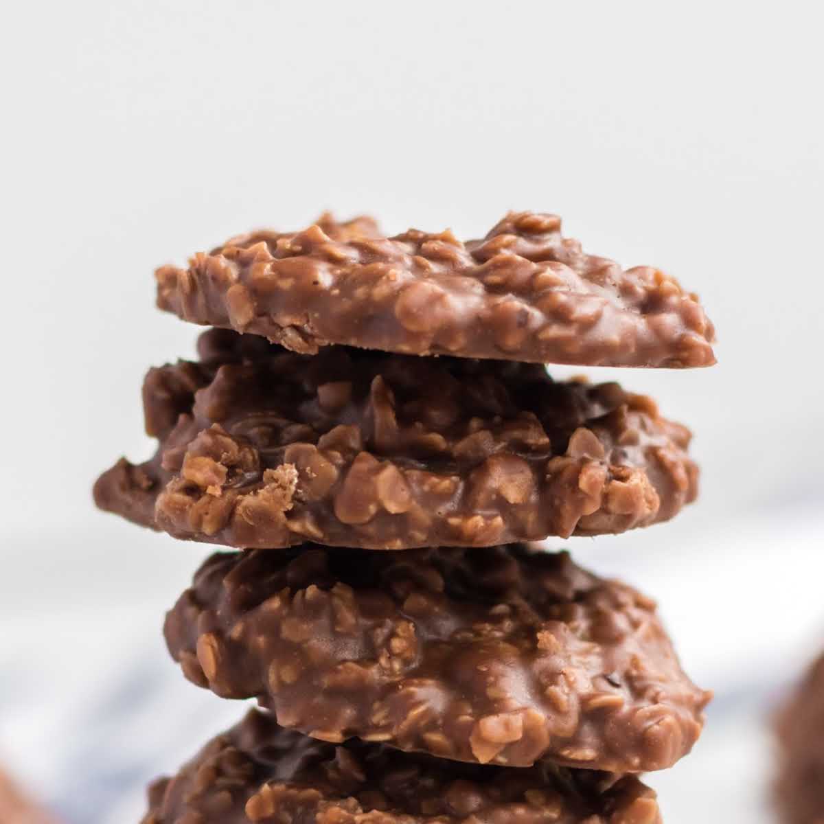 Chocolate Peanut Butter No Bake Cookies Recipe pic picture