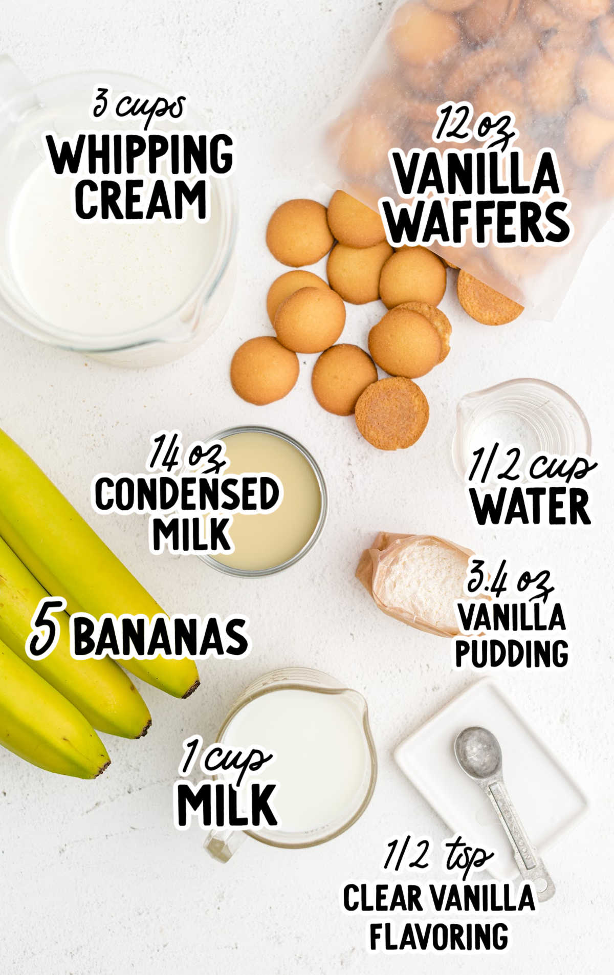copycat magnolia banana pudding raw ingredients that are labeled