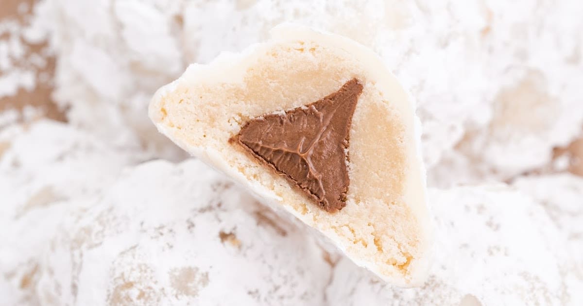 Best Chocolate Kisses Snowball Cookies Recipe - How To Make Chocolate Kisses  Snowball Cookies