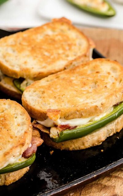Jalapeño Popper Grilled Cheese - Spaceships and Laser Beams