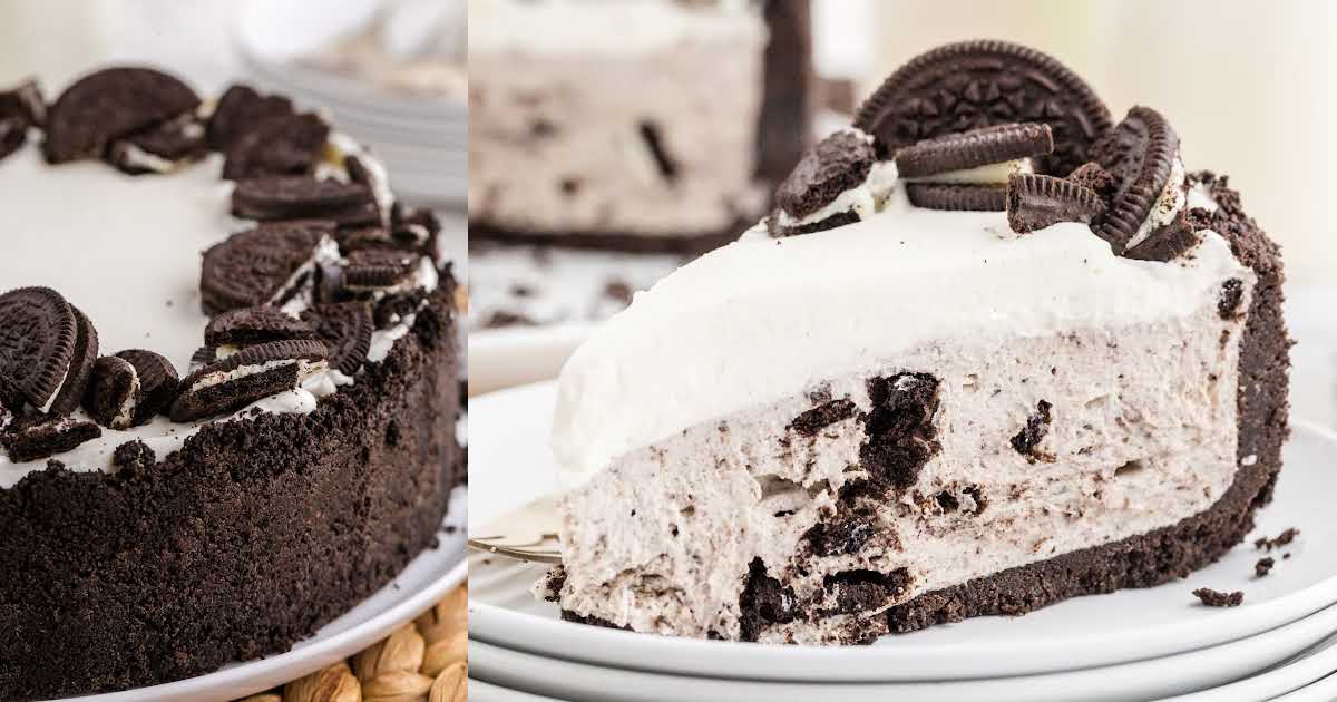 No Bake Oreo Cheesecake - Spaceships and Laser Beams