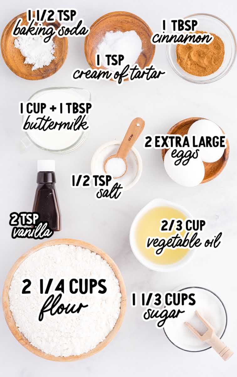 snickerdoodle bread raw ingredients that are labeled
