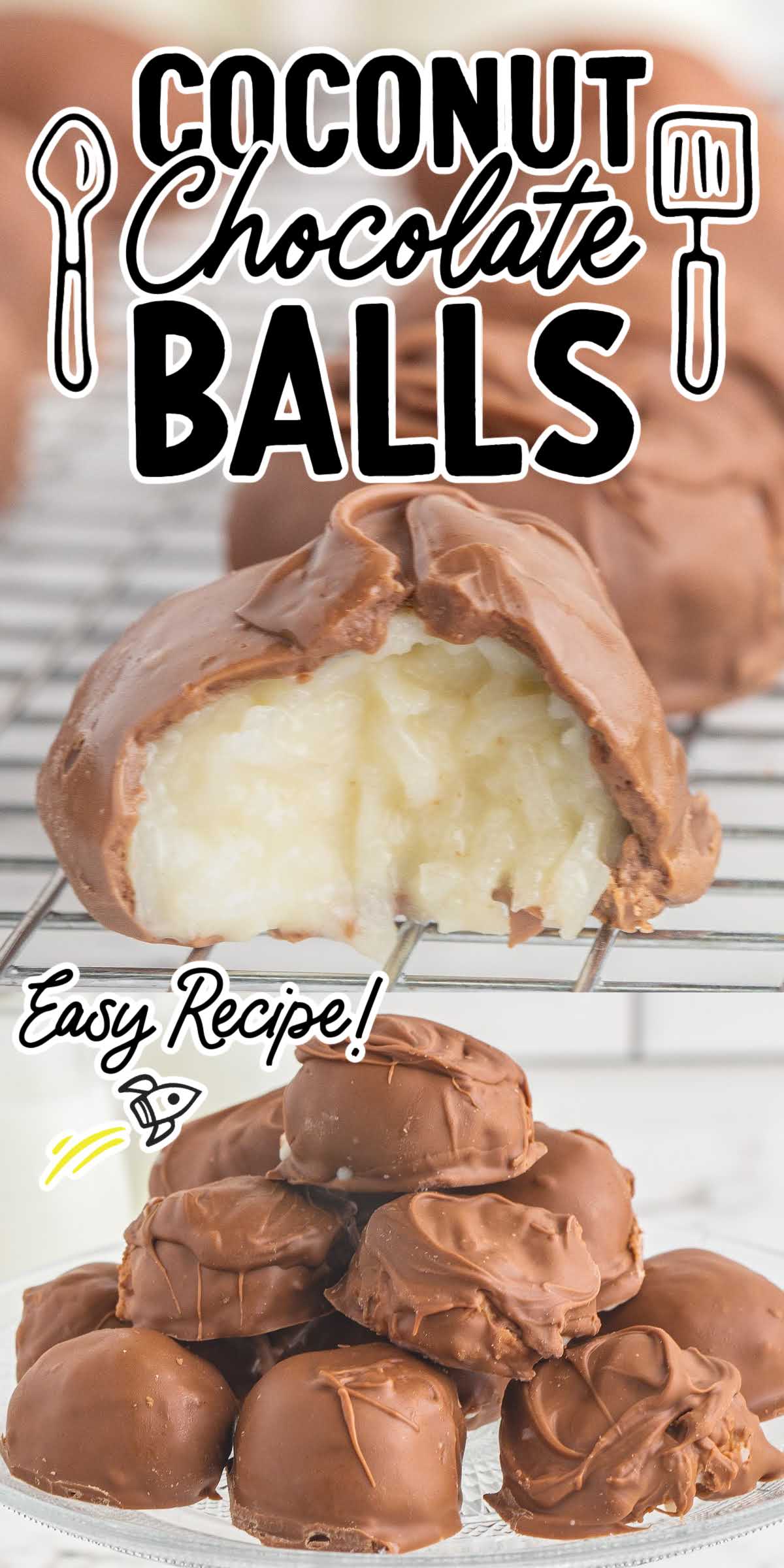 Coconut Chocolate Balls - Spaceships and Laser Beams