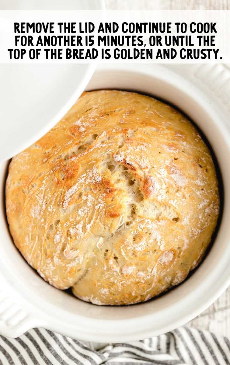 dough baked in a dutch oven