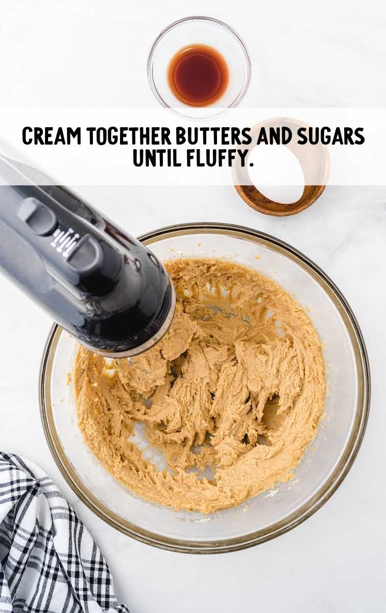 butter and sugar until fluffy