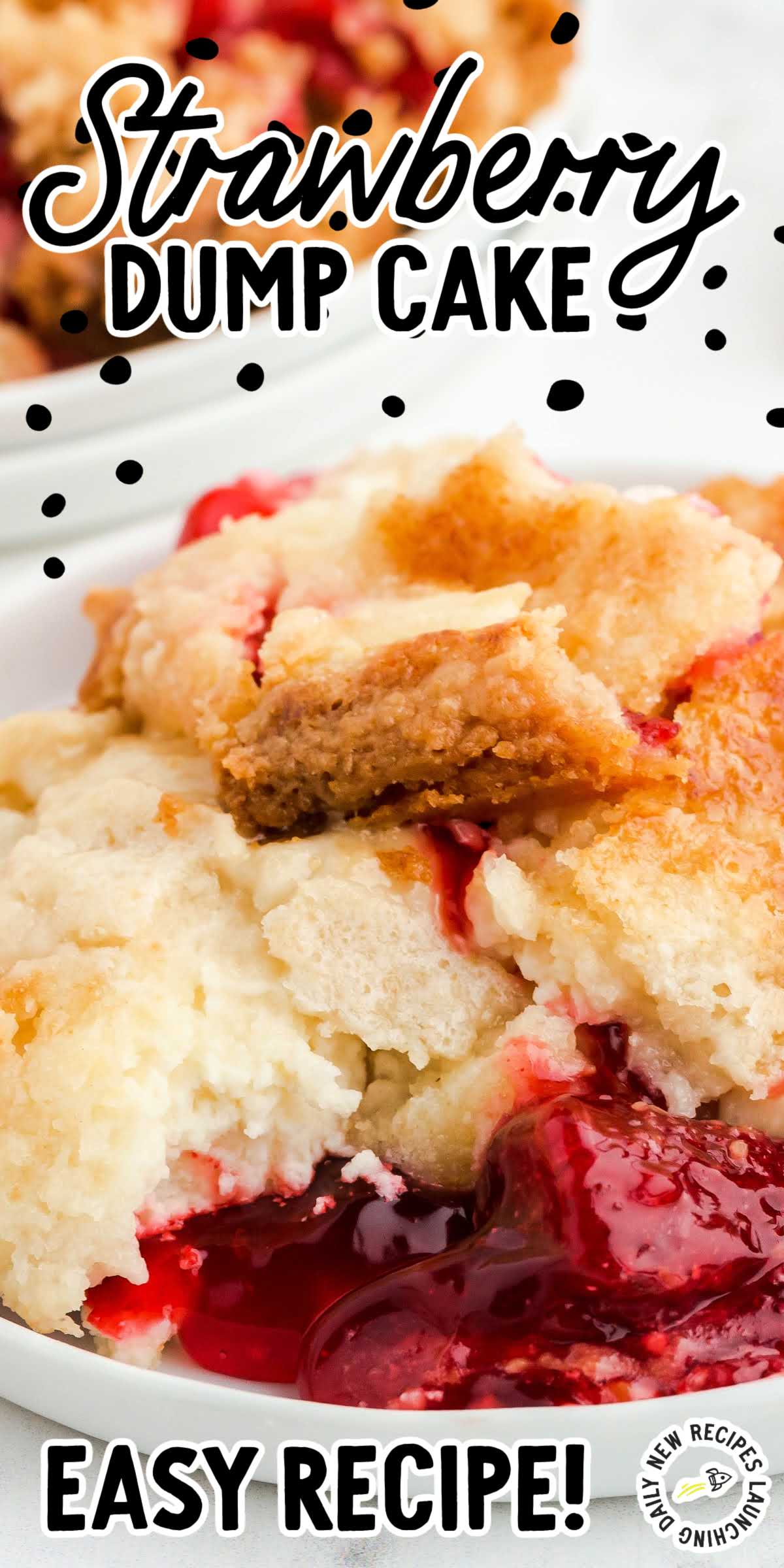 Strawberry Dump Cake - Spaceships and Laser Beams