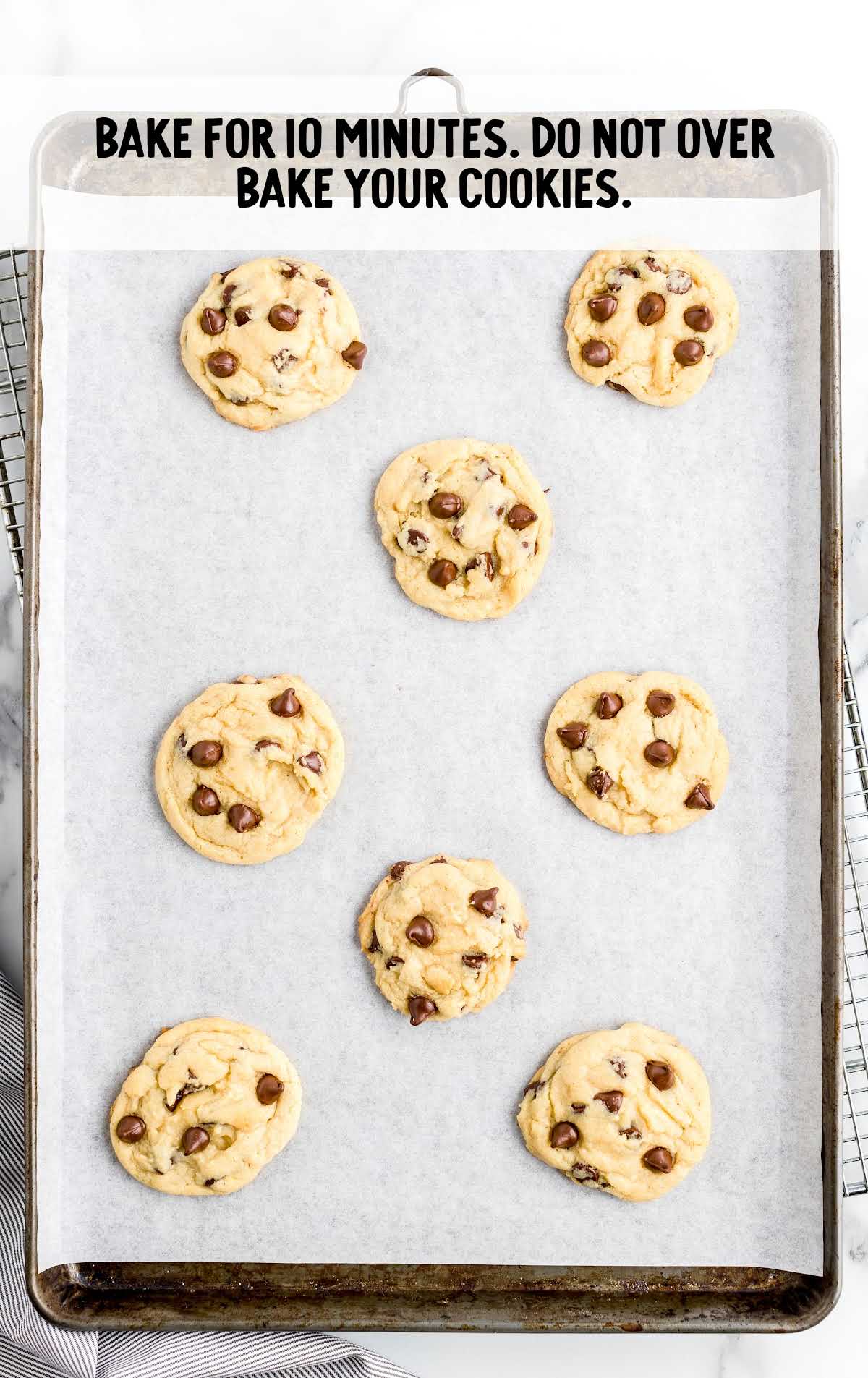 baked Chocolate Chip Pudding Cookies