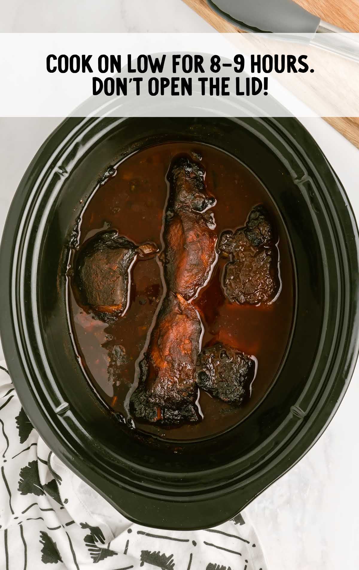 ribs cooked in a slow cooker