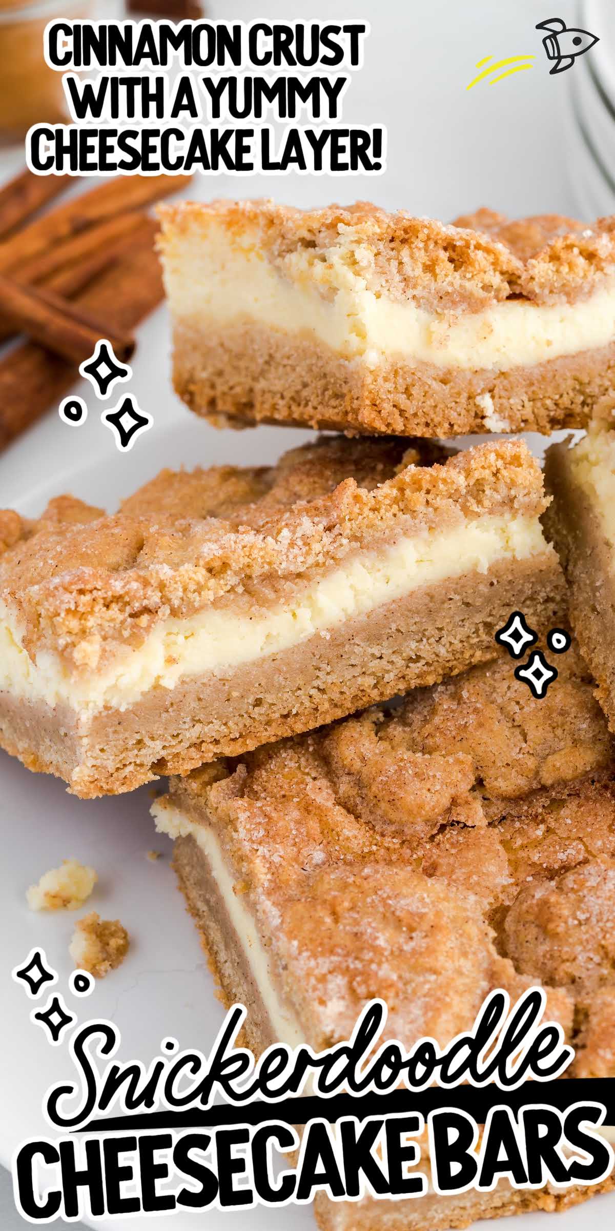 Snickerdoodle Cheesecake Bars Spaceships and Laser Beams