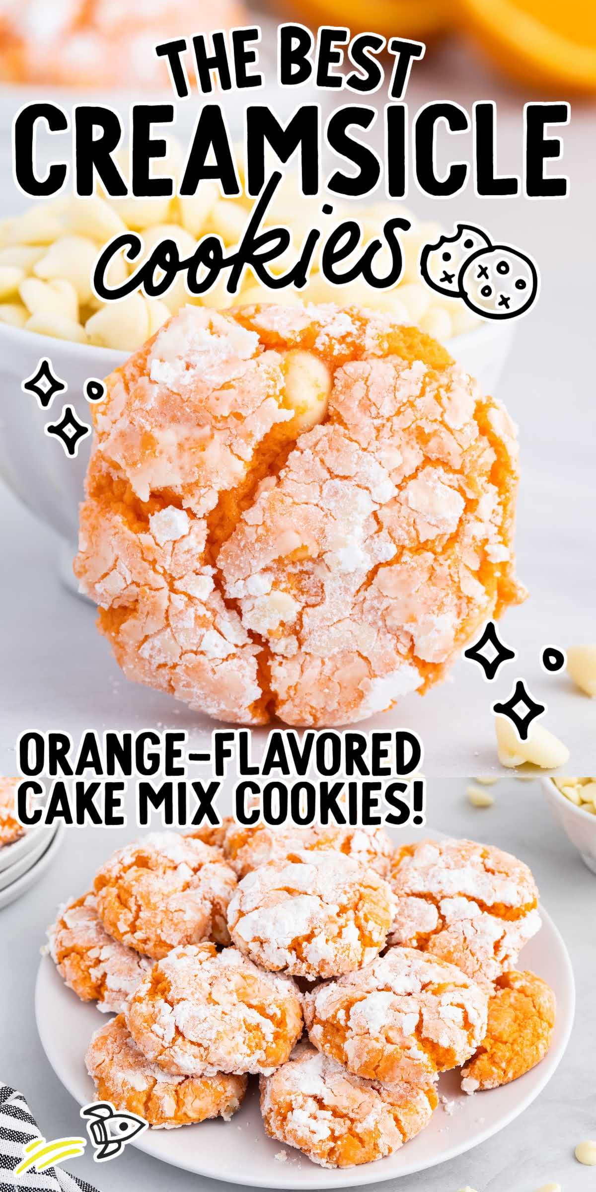 Creamsicle Cookies - Spaceships and Laser Beams