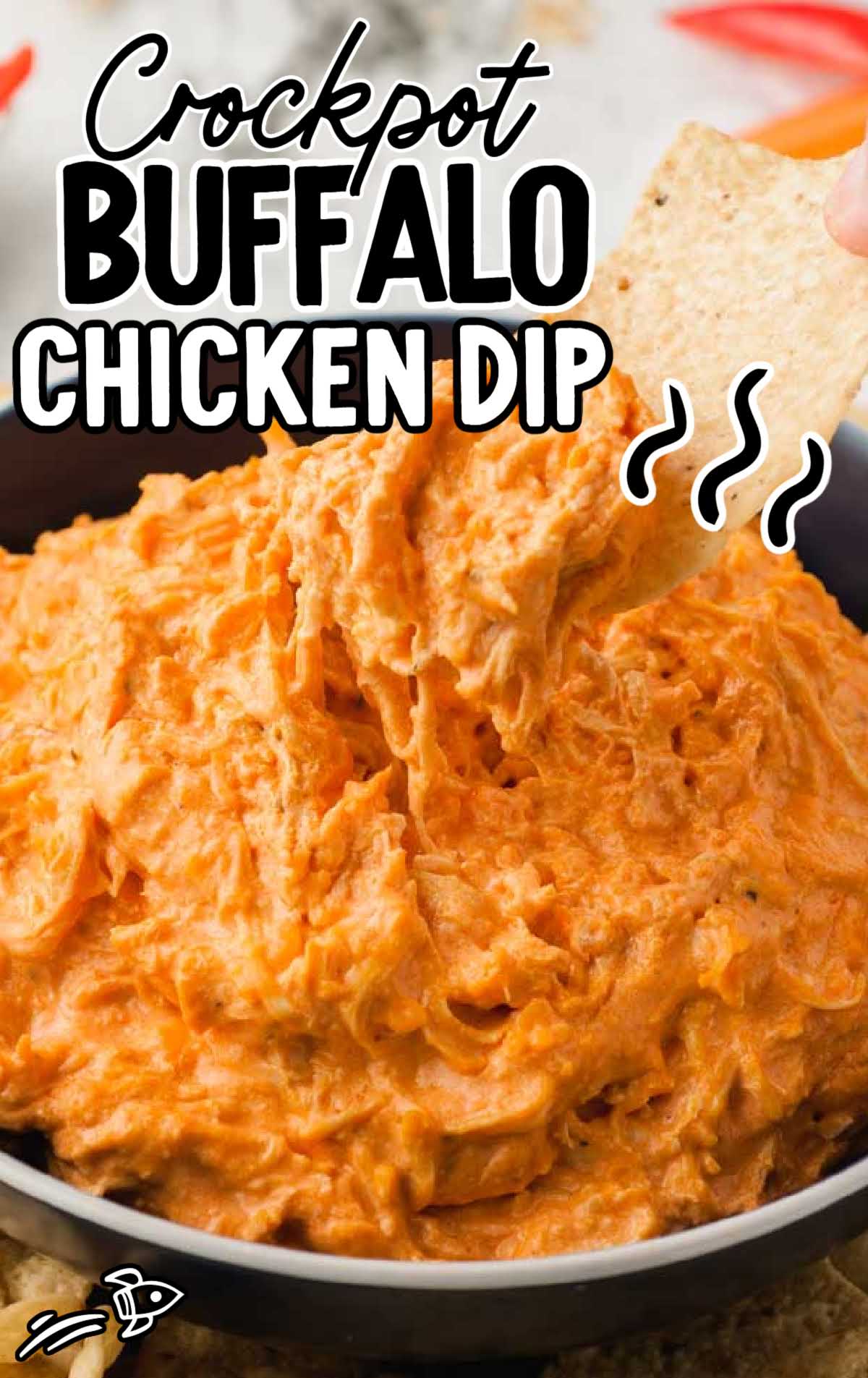 Best Crockpot Buffalo Chicken Dip - How to Make Crockpot Buffalo Chicken Dip