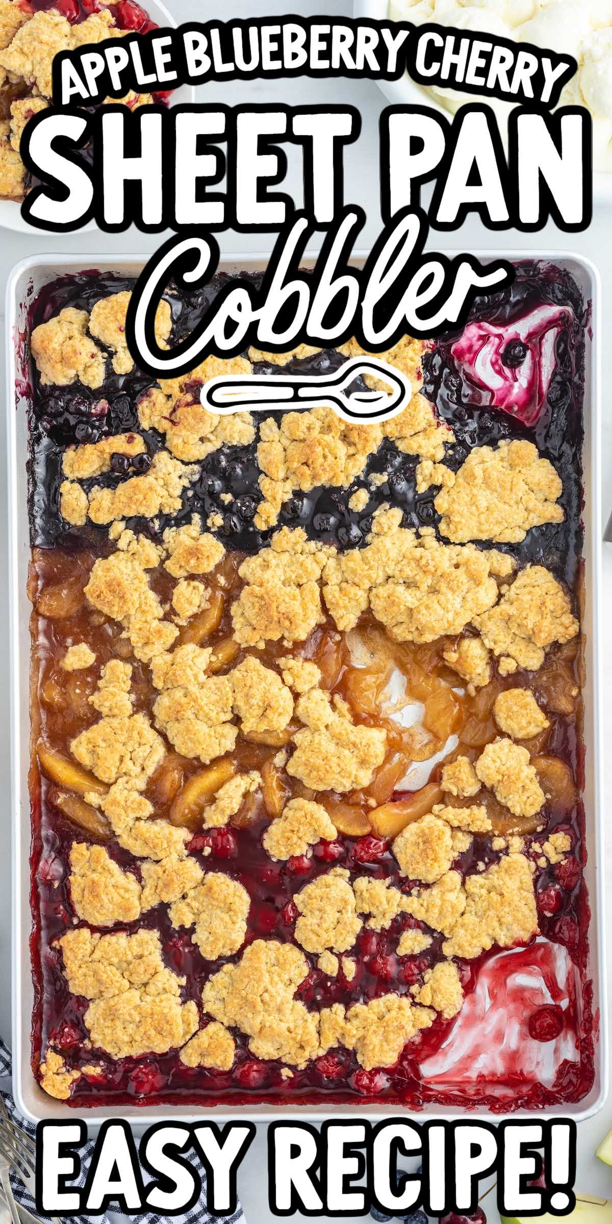 Sheet Pan Cobbler Spaceships and Laser Beams