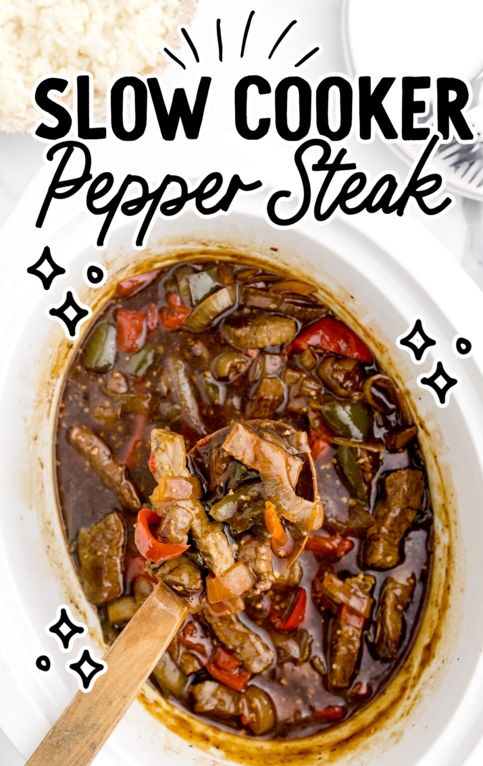 Slow Cooker Pepper Steak - Spaceships and Laser Beams