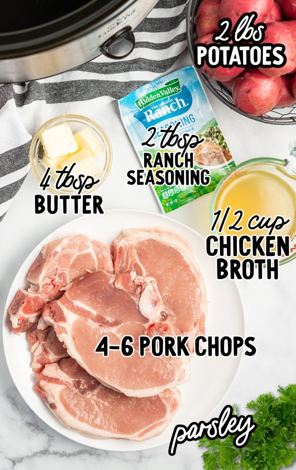 Crockpot Ranch Pork Chops - Spaceships and Laser Beams