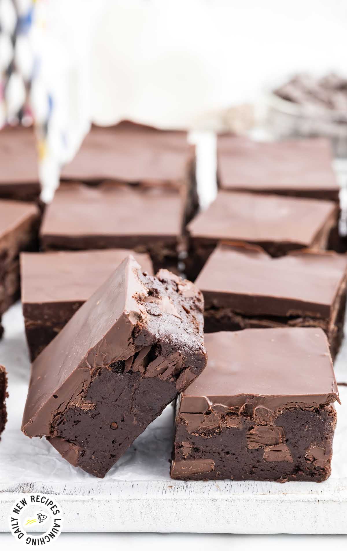 close up shot of chocolate brownies
