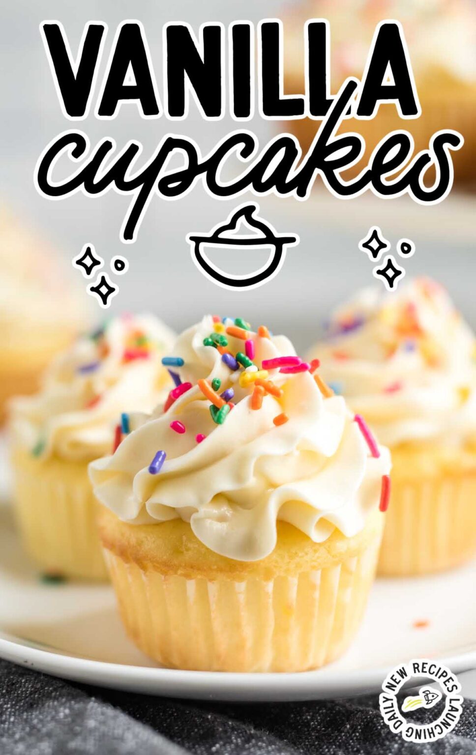 Vanilla Cupcake Recipe - Spaceships and Laser Beams