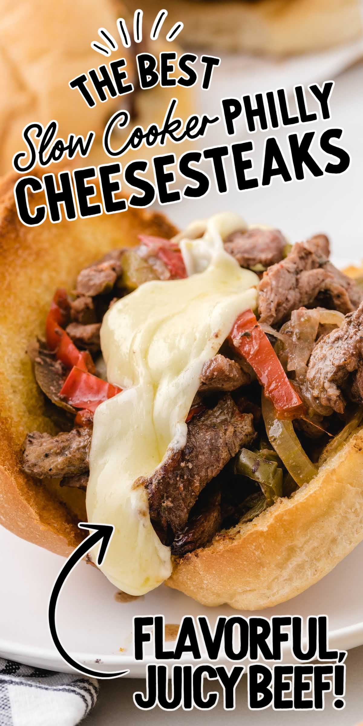 Slow Cooker Philly Cheesesteak - Spaceships and Laser Beams