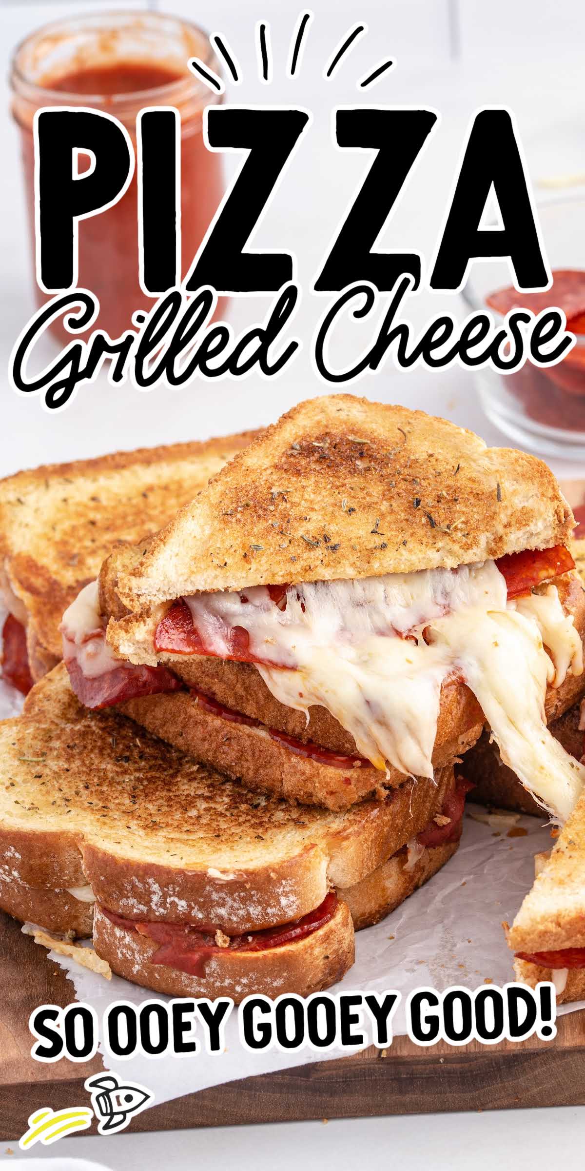 Pizza Grilled Cheese - Spaceships and Laser Beams