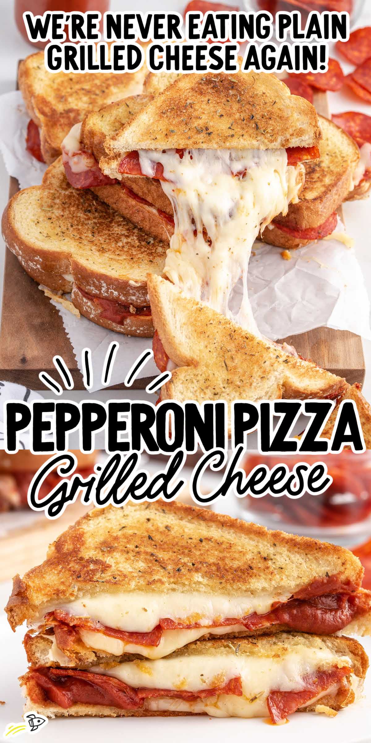 Pizza Grilled Cheese - Spaceships and Laser Beams
