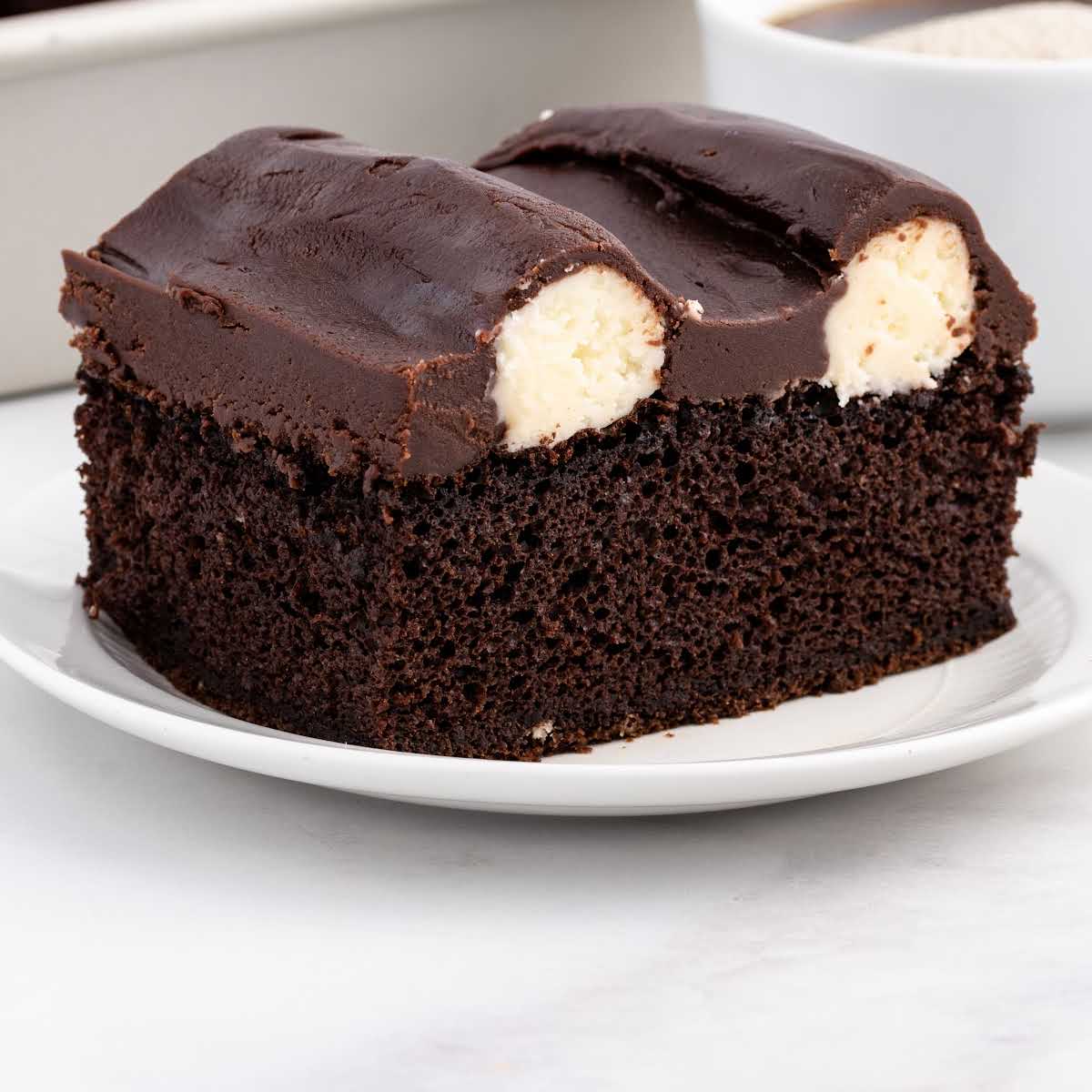 piece of Bumpy Cake on a plate