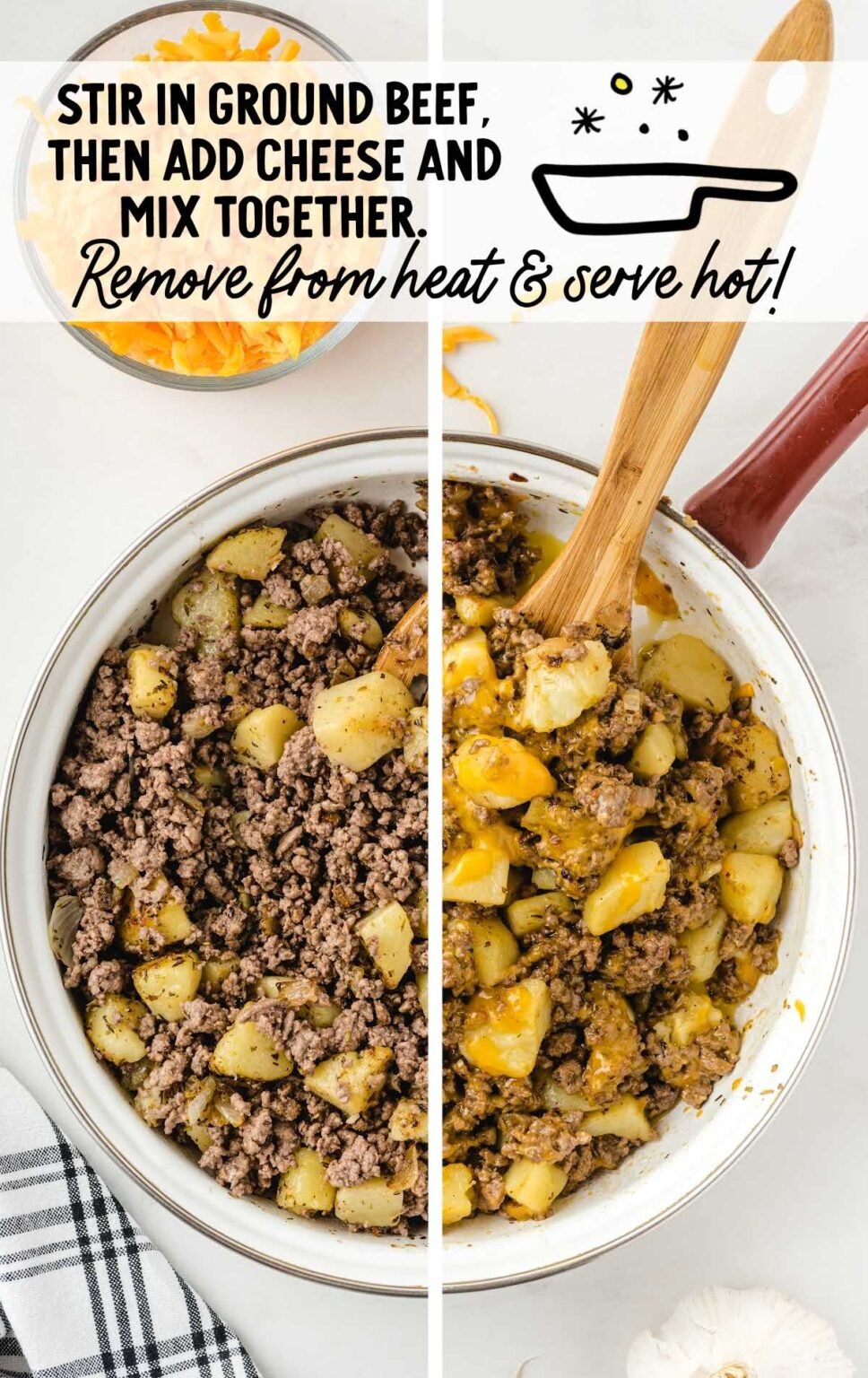 Potatoes and Ground Beef Hash Spaceships and Laser Beams