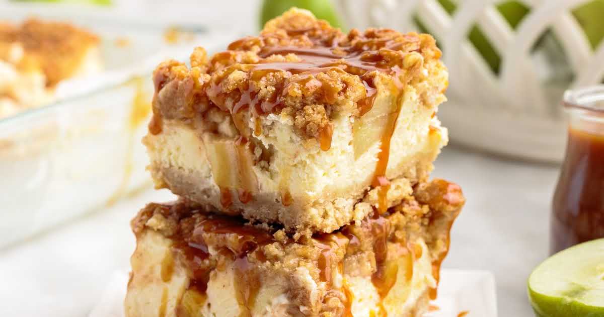 Caramel Cheesecake Bars - Spaceships and Laser Beams