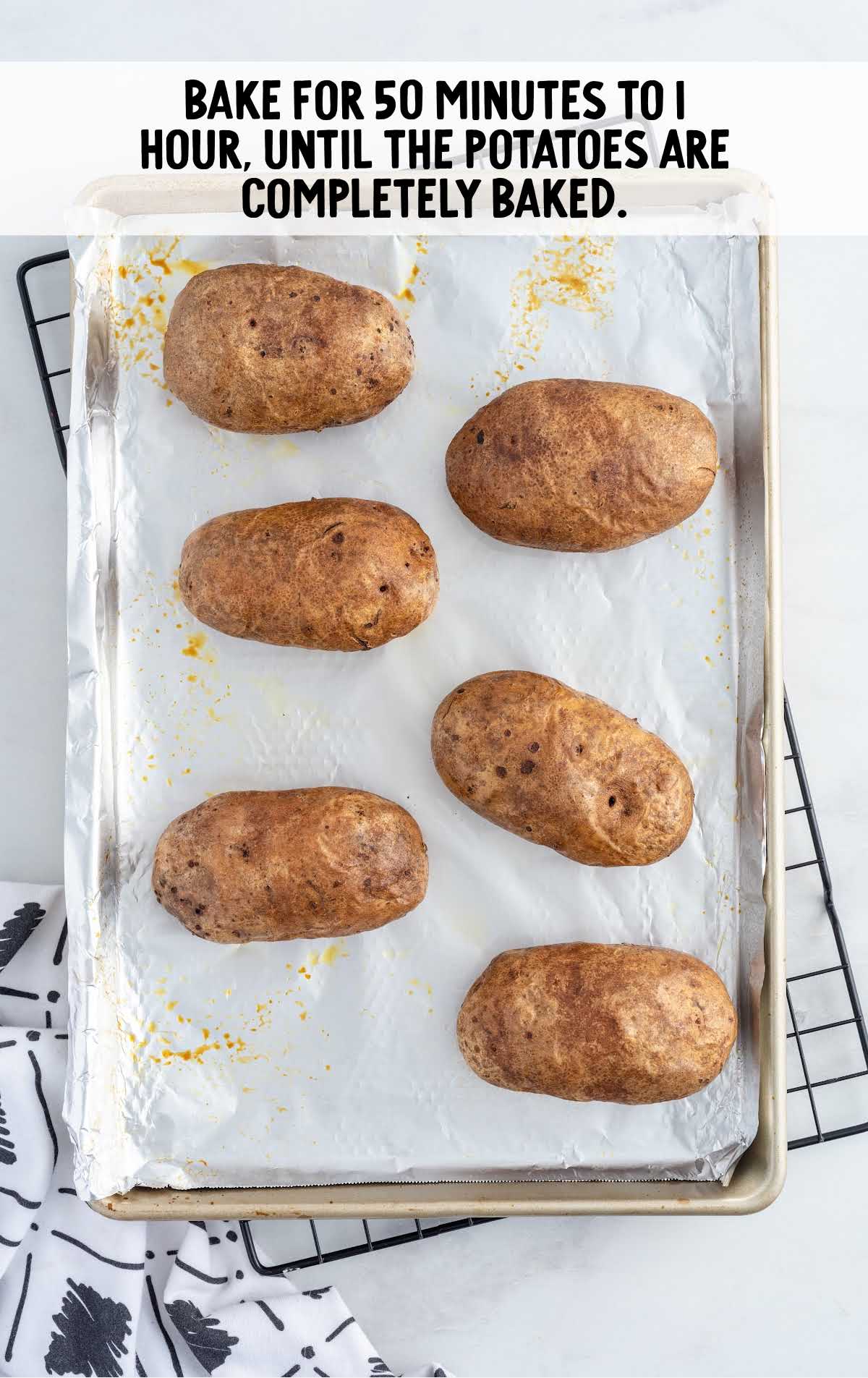 baked potatoes in a baking dish