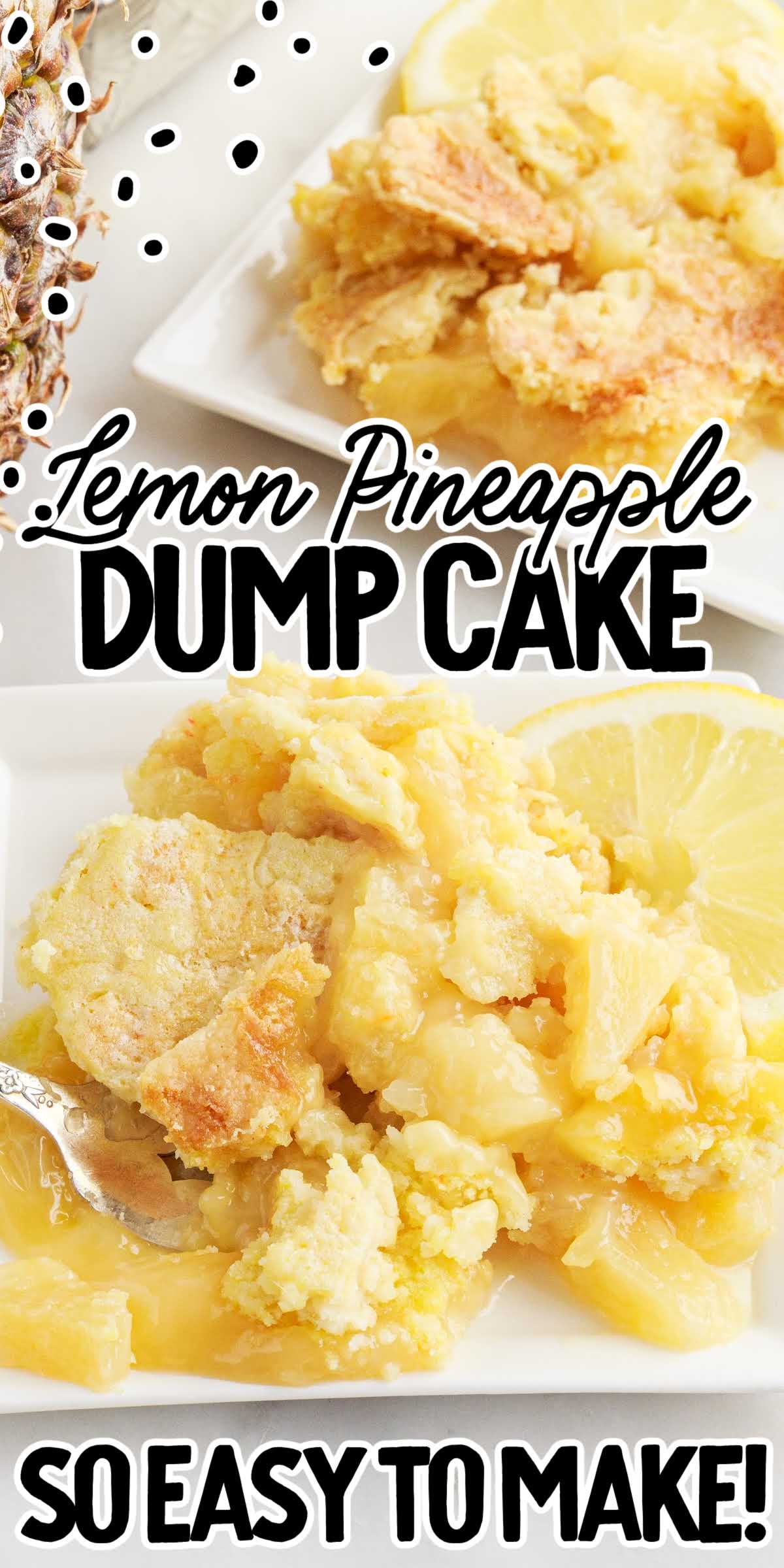 Lemon Pineapple Dump Cake - Spaceships and Laser Beams
