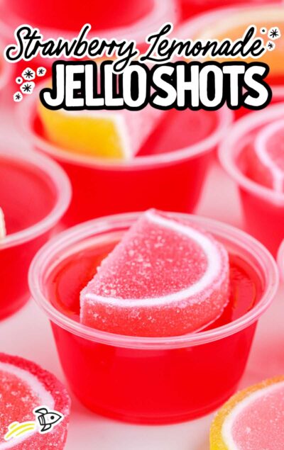 Strawberry Lemonade Jell-O Shots - Spaceships and Laser Beams