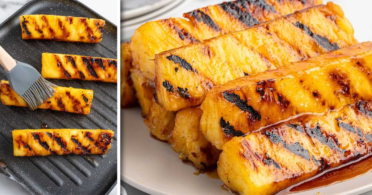 Brown Sugar Grilled Pineapple