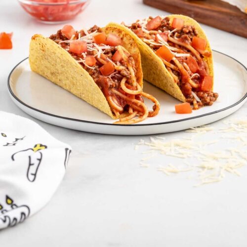 Fiesta Spaghetti Tacos Recipe 