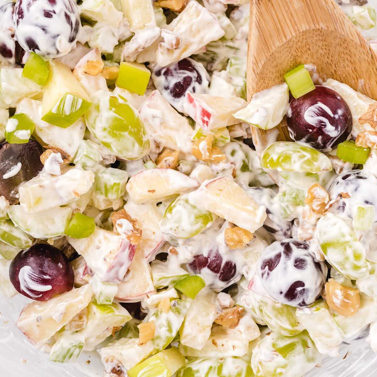 Apple Waldorf Salad with Grapes - Spaceships and Laser Beams